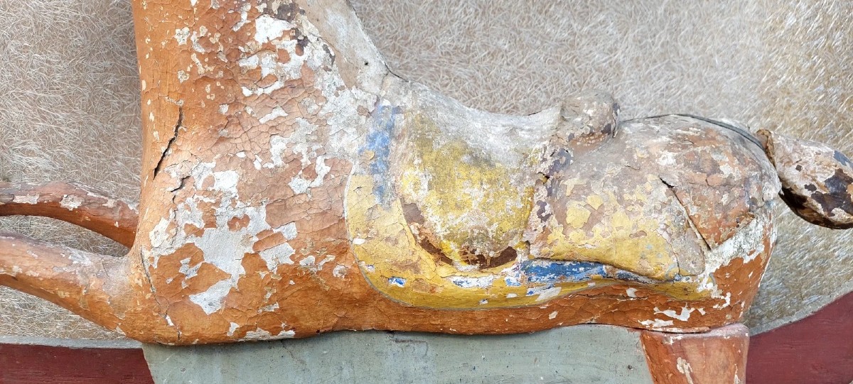 Rarity .. Rocking Horse Dating Back To The Mid-19th Century,-photo-2