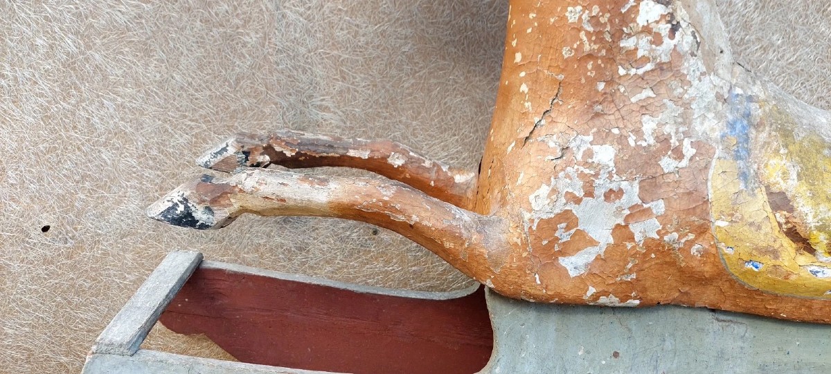 Rarity .. Rocking Horse Dating Back To The Mid-19th Century,-photo-6