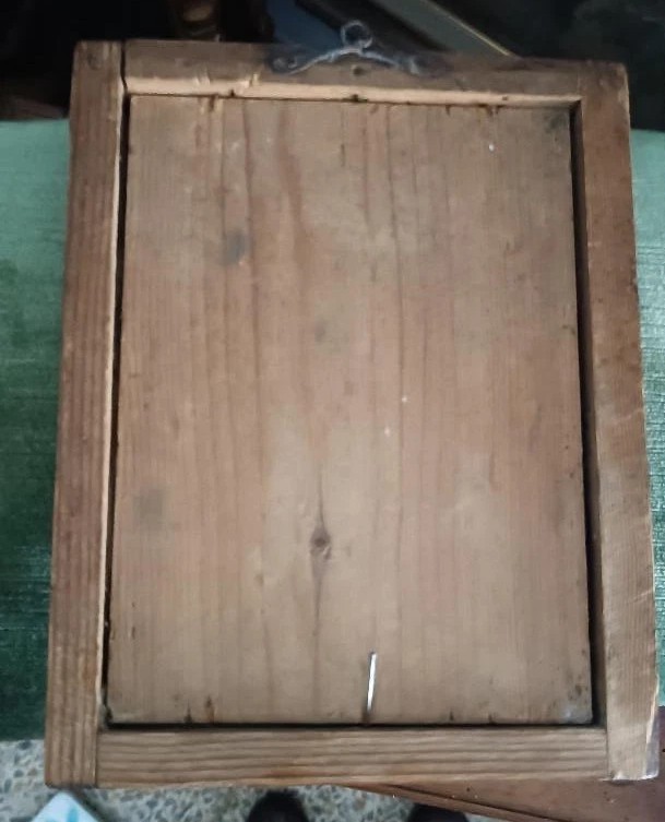 Peinture ancienne sur cuivre - Vierge à l'Enfant - École italienne-photo-7