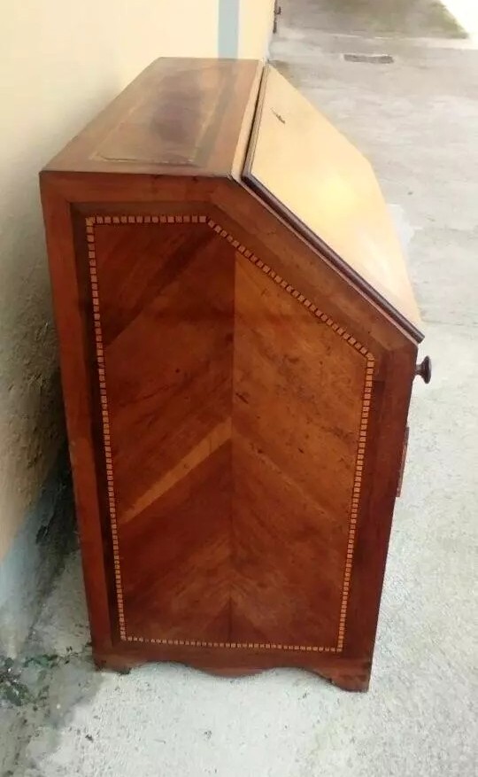 Antique Tuscan Louis XVI Period Bureau,-photo-5