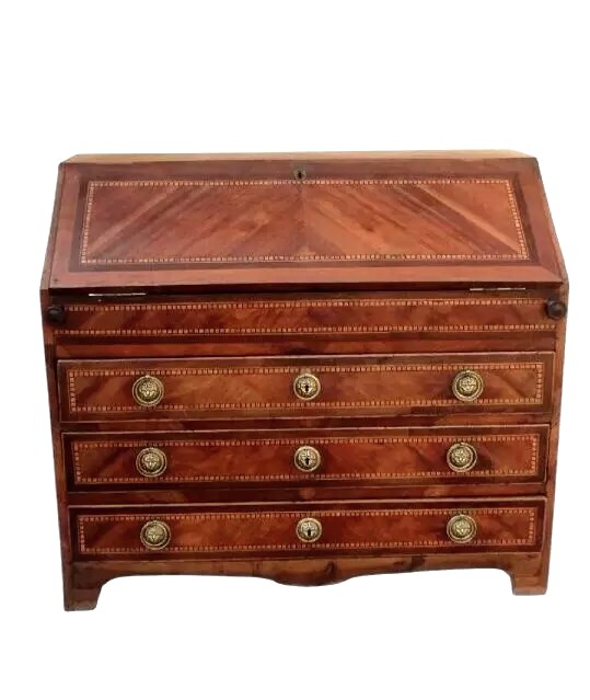 Antique Tuscan Louis XVI Period Bureau,