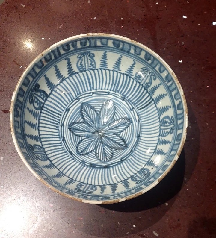 Ancient Chinese Blue Cup 17th Century Ming Dynasty-photo-4
