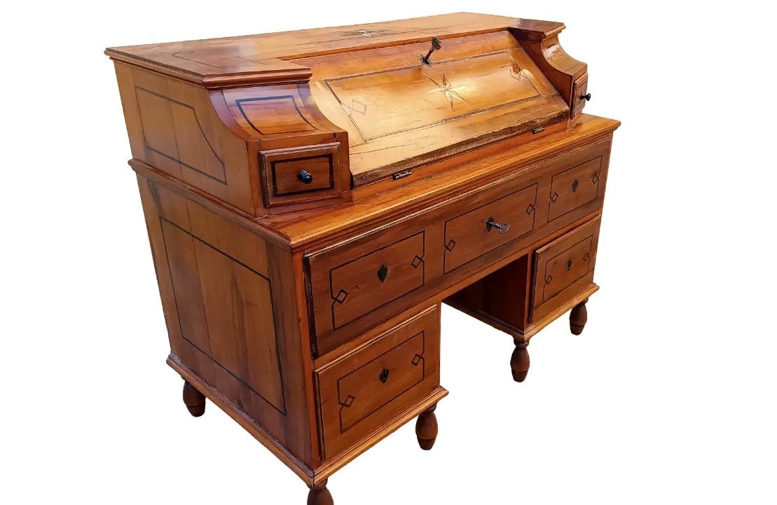 Inlaid Folding Desk From The Late 18th Century