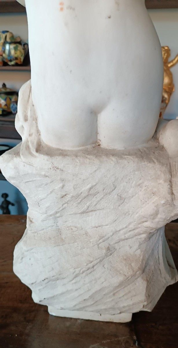 Large 19th Century Marble Sculpture-photo-5