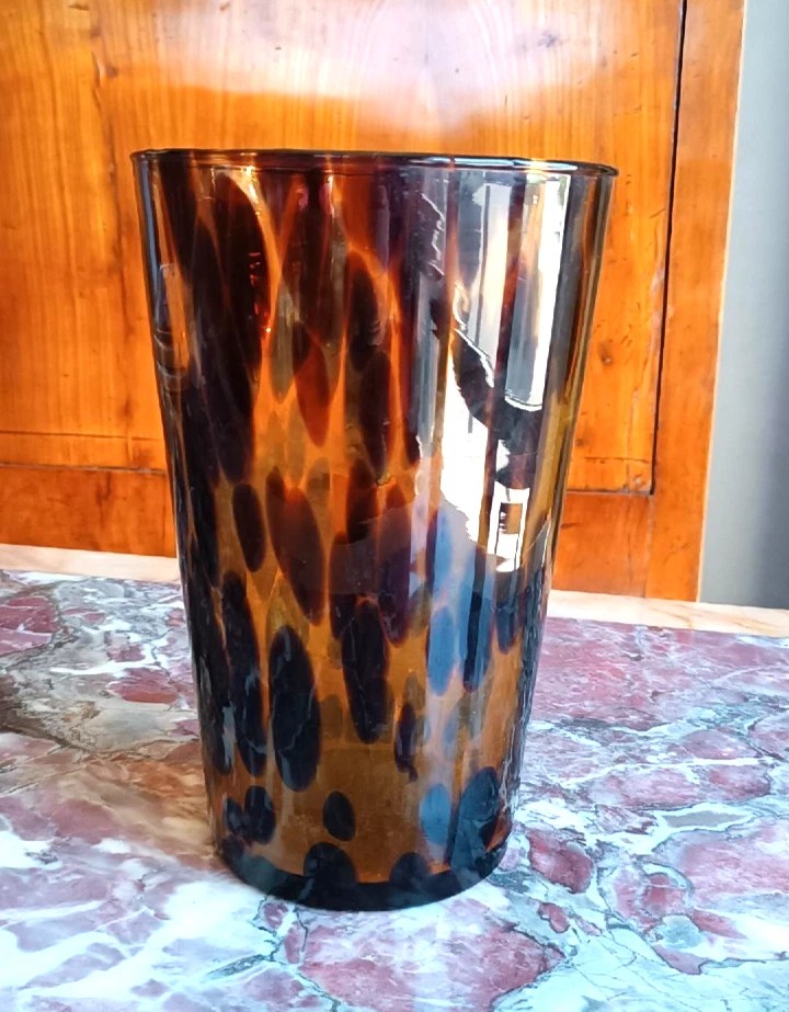 Spotted Murano Glass Vase, 1970s