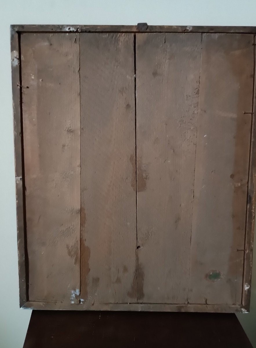 Large Execution Of The Madonna In A Coral Casket And Shells, 19th Century -photo-6