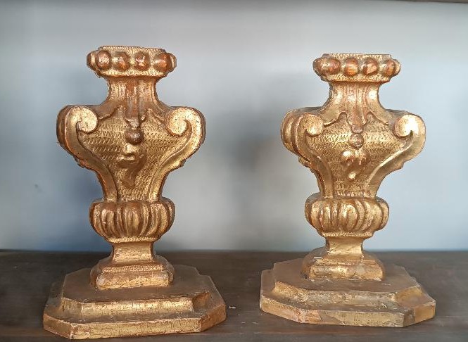 Antique Pair Of Louis XIV Style Palm Holders,