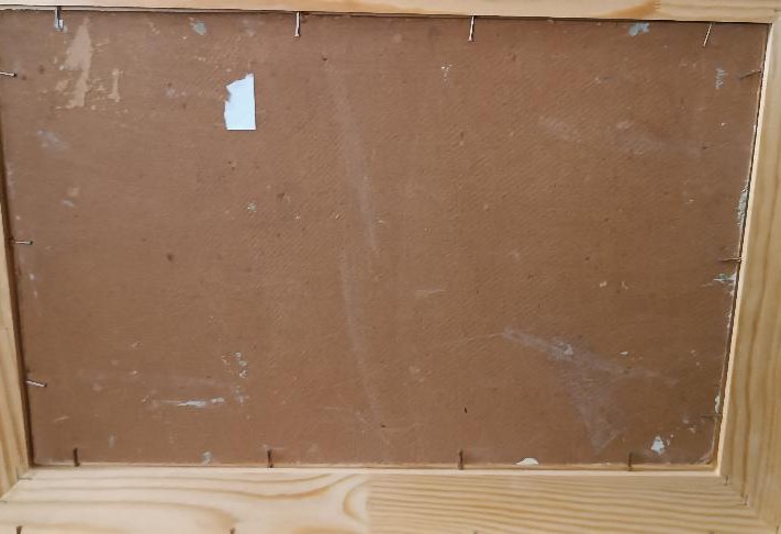 Peinture à l'huile sur carton, datée, non signée, fin du XIXe siècle, école italienne.-photo-6