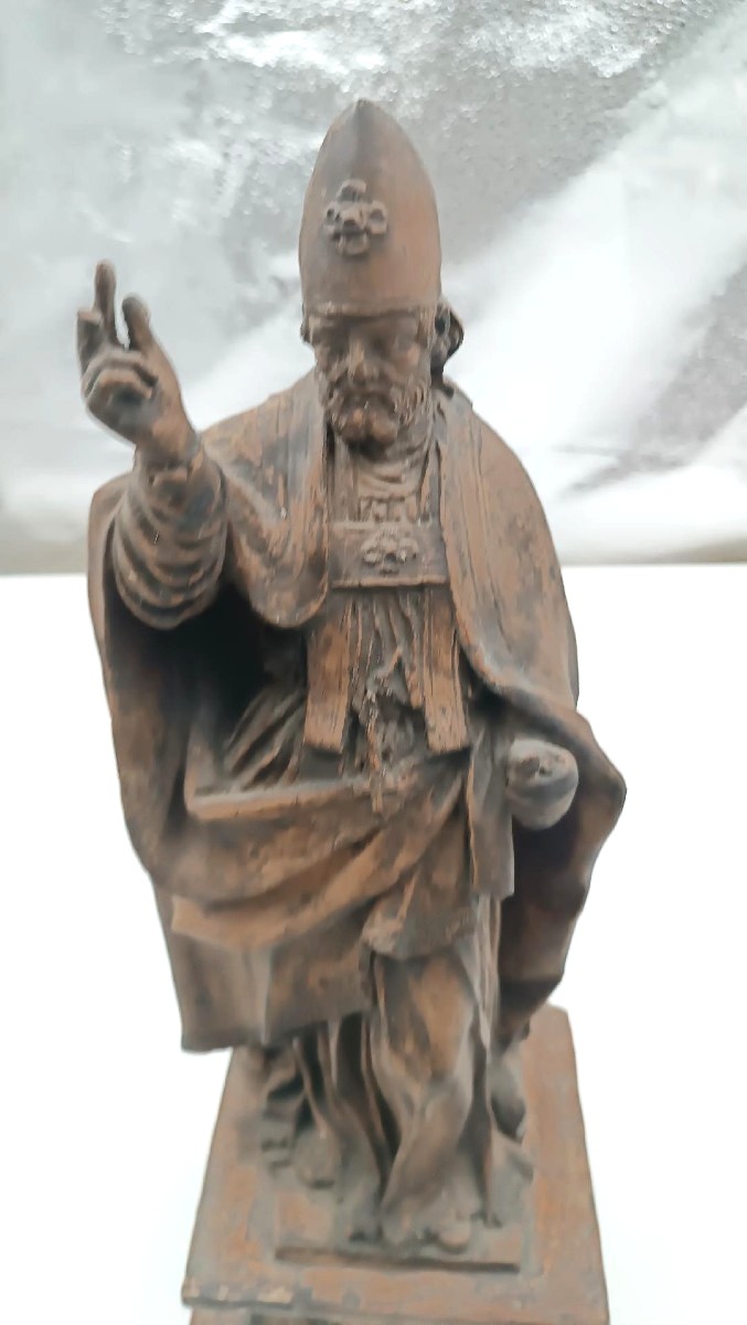 Sculpture En Terre Cuite Du XVIIIe Siècle - école émilienne De San Petronio (italie)-photo-1