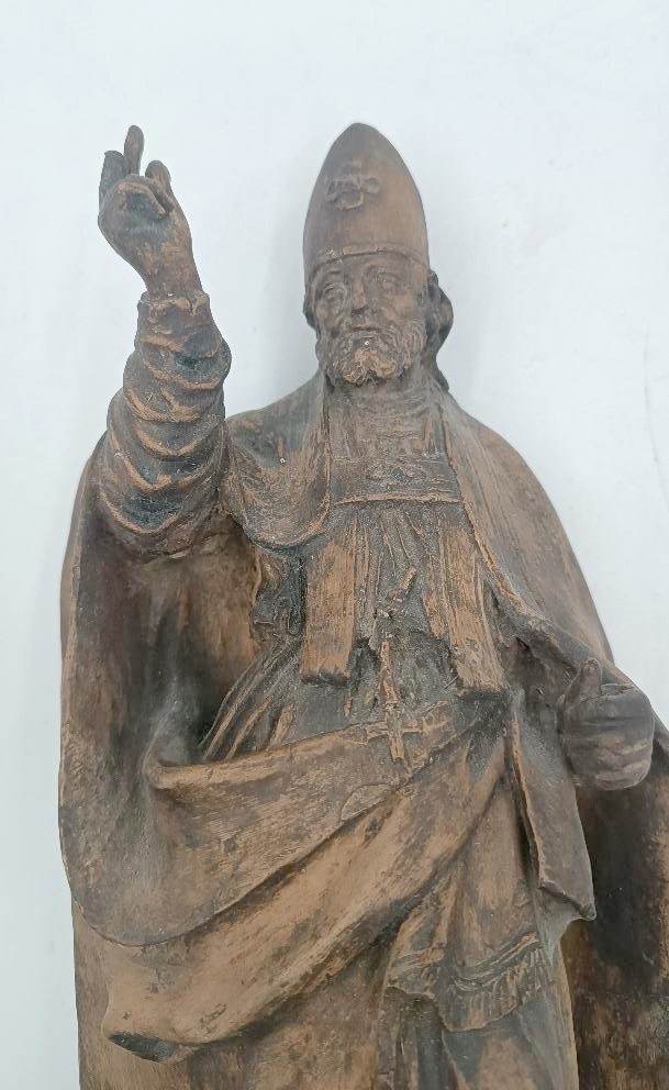 Sculpture En Terre Cuite Du XVIIIe Siècle - école émilienne De San Petronio (italie)-photo-4