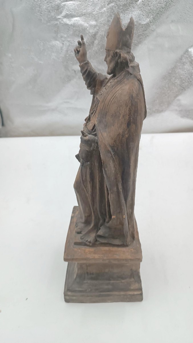 Sculpture En Terre Cuite Du XVIIIe Siècle - école émilienne De San Petronio (italie)-photo-7