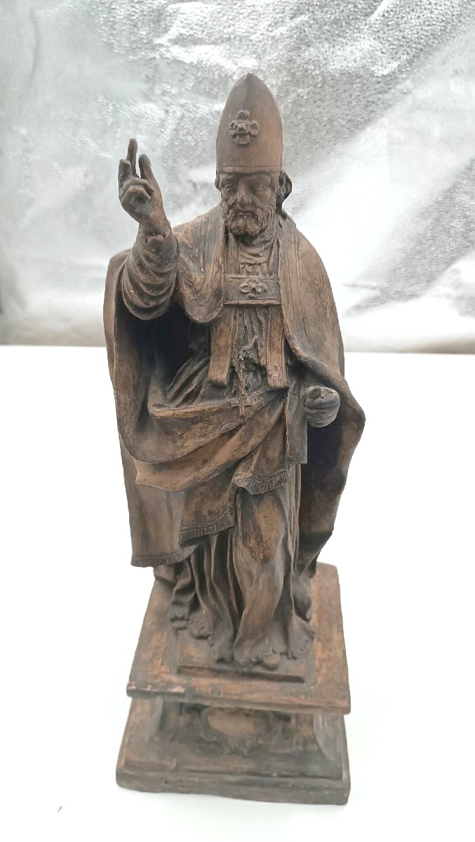 Sculpture En Terre Cuite Du XVIIIe Siècle - école émilienne De San Petronio (italie)-photo-8