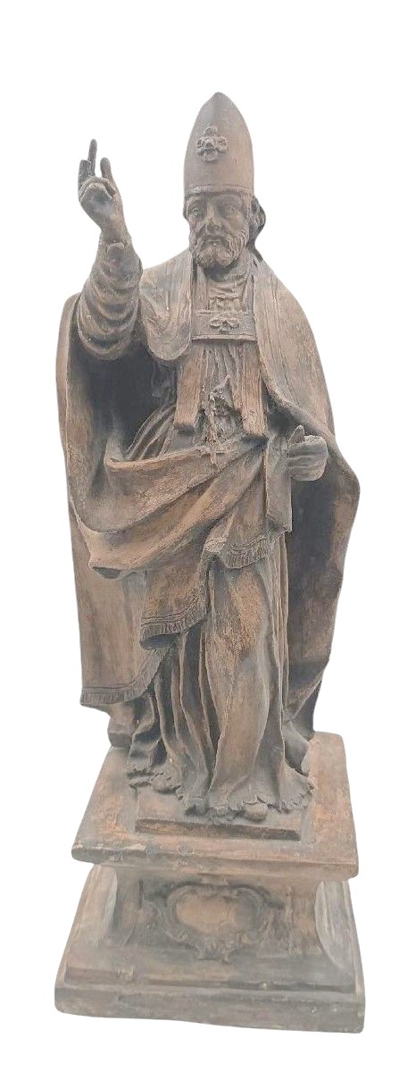 Sculpture En Terre Cuite Du XVIIIe Siècle - école émilienne De San Petronio (italie)