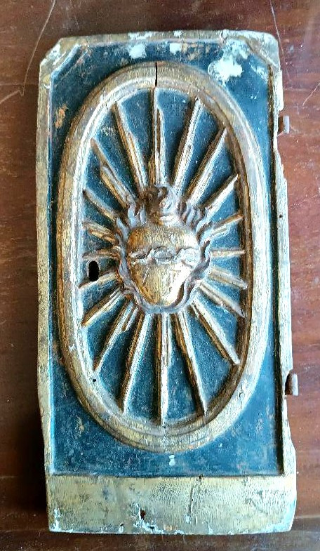 Antique Frieze From A Tabernacle, 17th Century, Italy- H.29,5 Cm-photo-2