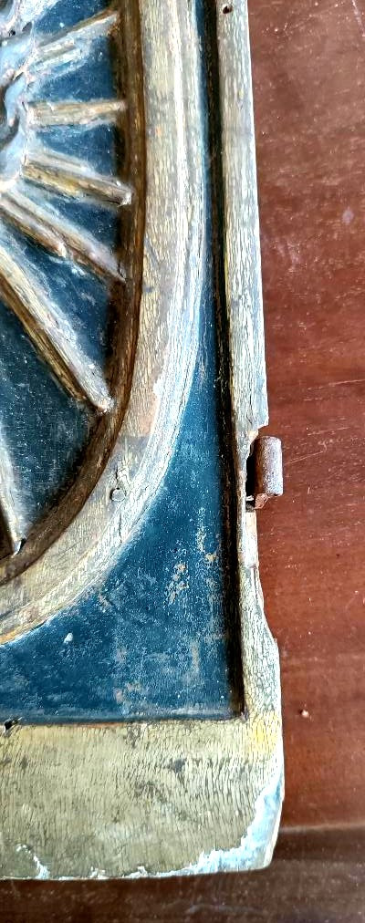 Antique Frieze From A Tabernacle, 17th Century, Italy- H.29,5 Cm-photo-1