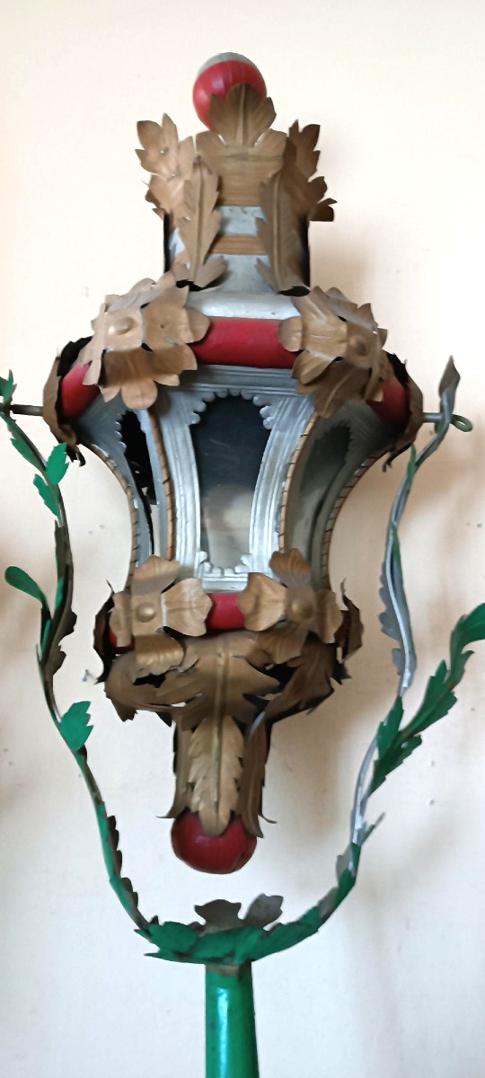 Paire de lanternes toscanes du début du XIXe siècle-photo-3