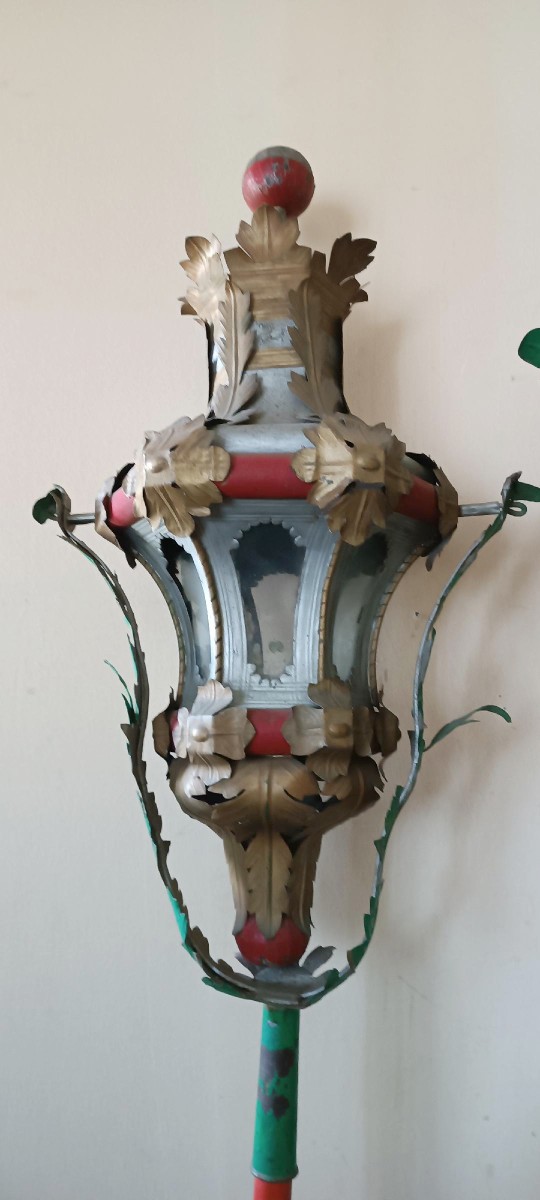 Paire de lanternes toscanes du début du XIXe siècle-photo-6