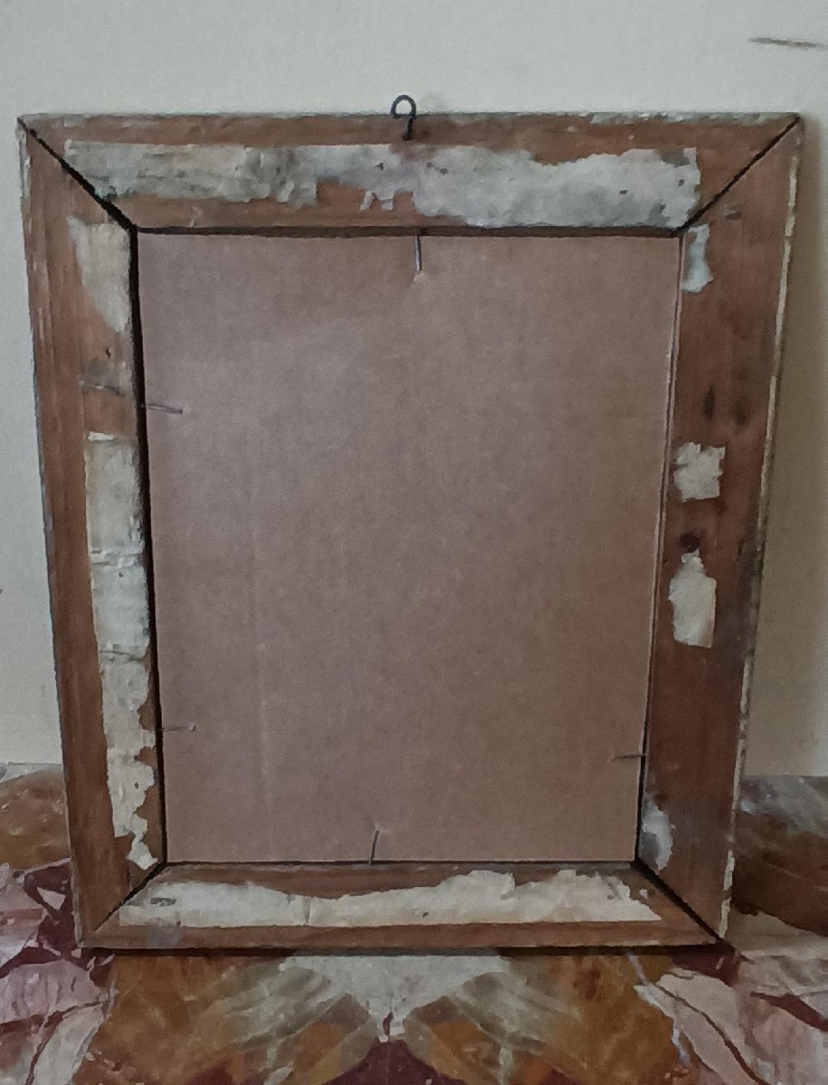 Antique Oil Painting On Canvas, -photo-5