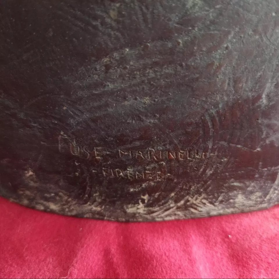 Large Bronze Sculpture From The Early 1900s, Signed By The Marinelli Foundry In Florence -photo-5