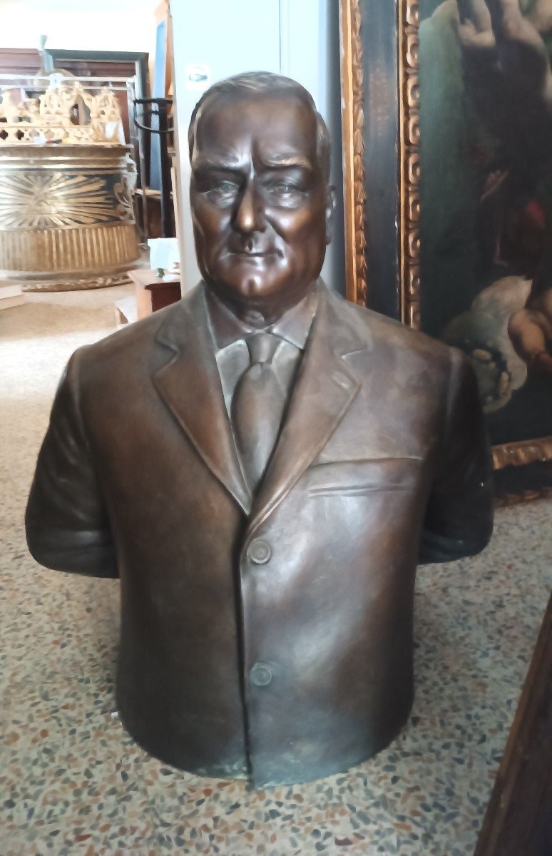 Large Bronze Sculpture From The Early 1900s, Signed By The Marinelli Foundry In Florence 