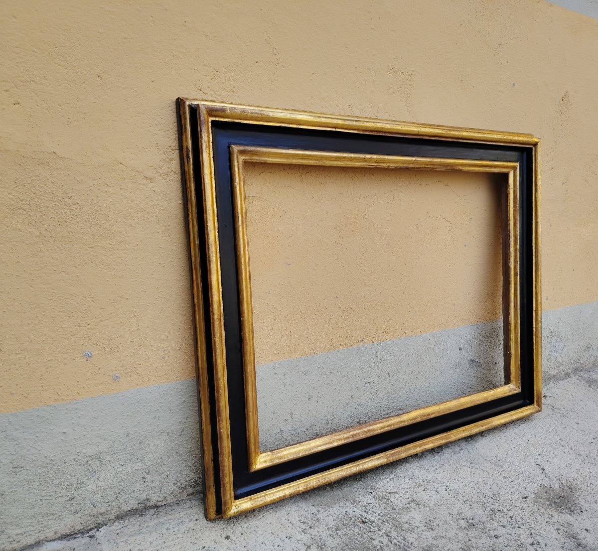 Salvador Rosa Wooden Frame With Gilded Moldings-photo-3