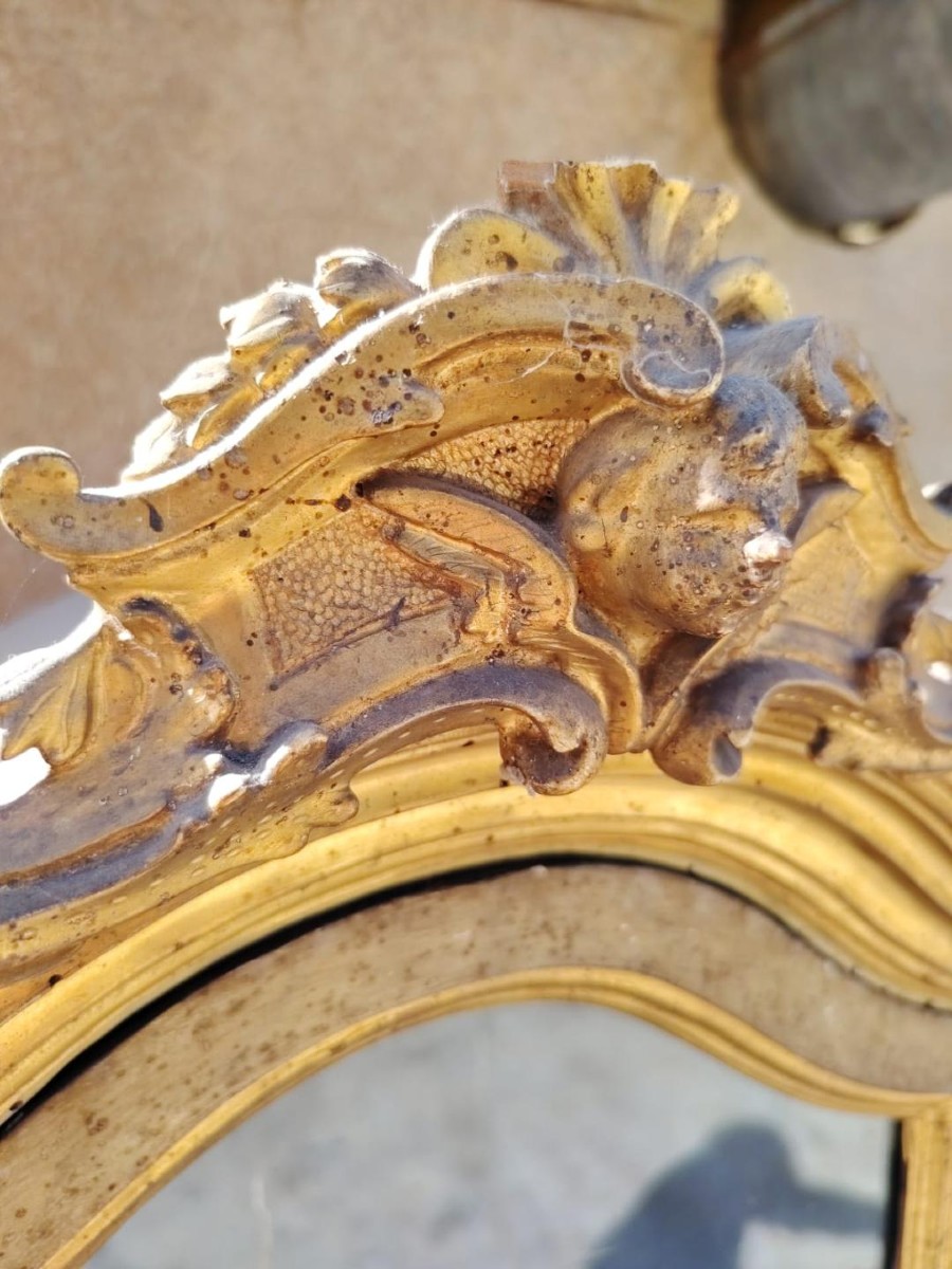Vitrine ancienne de l'époque baroque en Toscane, fin du XVIIe siècle-photo-4