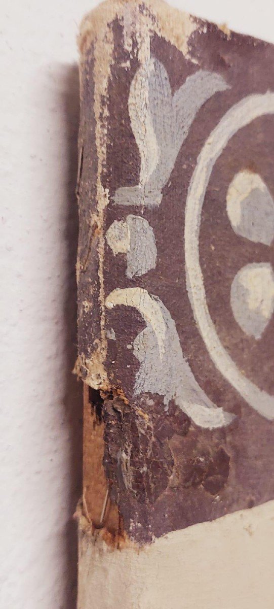 Large 18th-century Tempera Painting On Canvas, *memento Mori*-photo-7