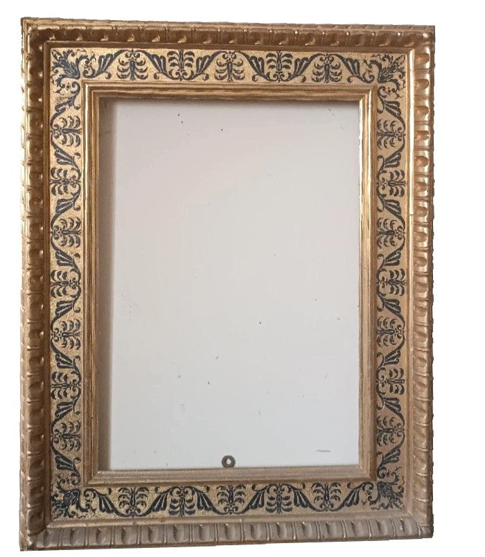 Antique Gilded Wooden Frame In The Renaissance Style 88x69,5 Cm-photo-2