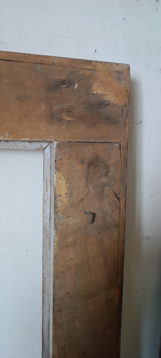 Antique Gilded Wooden Frame In The Renaissance Style 88x69,5 Cm-photo-2