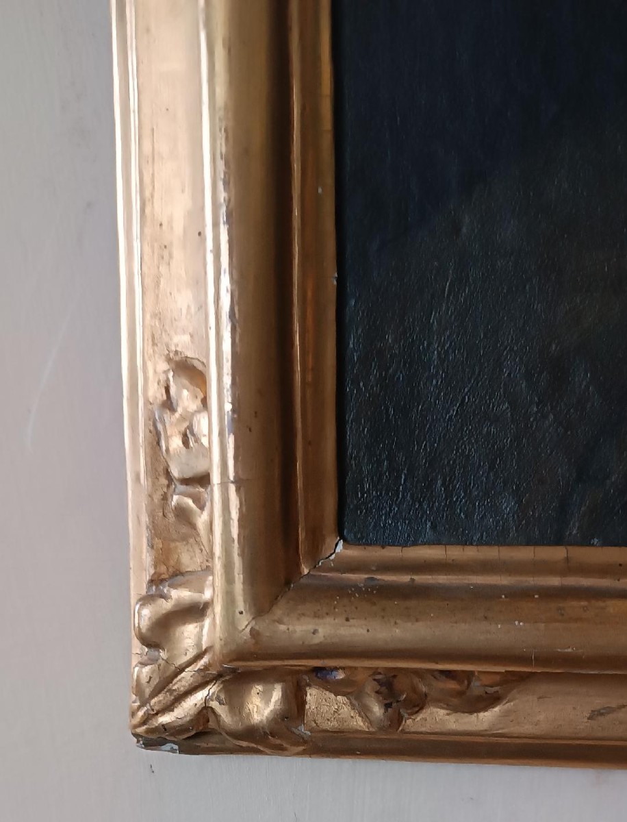 Tableau ancien de saint François-Xavier - école italienne, fin du XVIIe siècle-photo-2