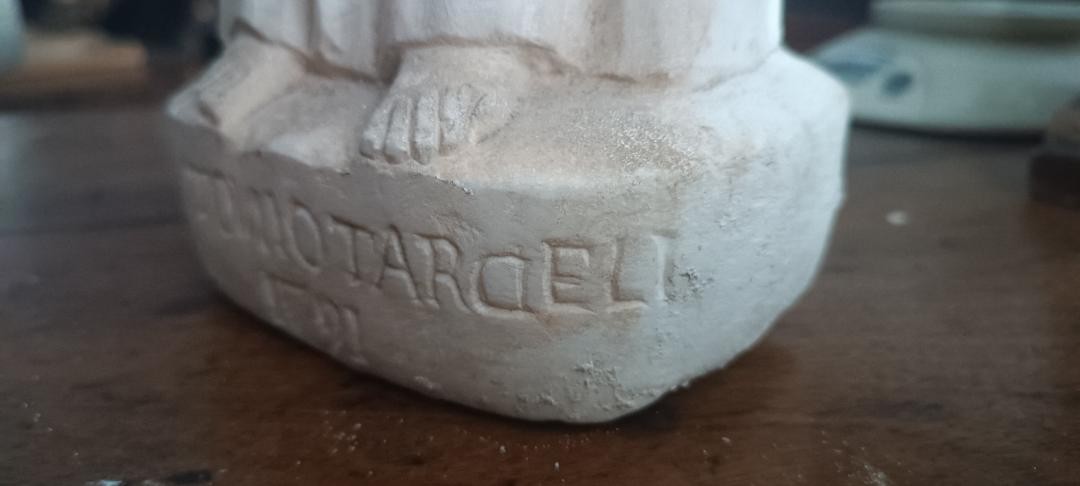 Ancient Marble Sculpture Depicting Saint Lucy-photo-3