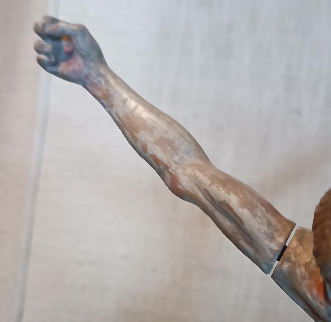 17th-century Polychrome Wooden Statue Of Christ, Italy-photo-2