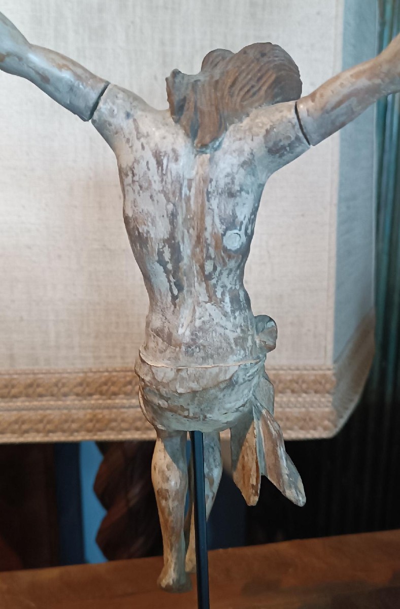 17th-century Polychrome Wooden Statue Of Christ, Italy-photo-6