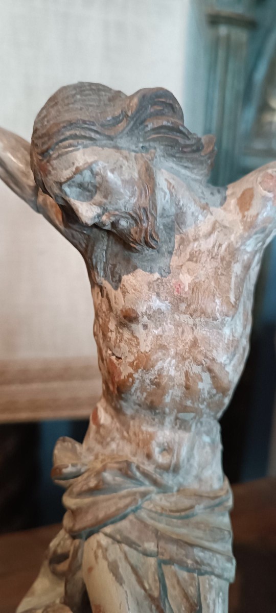 17th-century Polychrome Wooden Statue Of Christ, Italy-photo-7