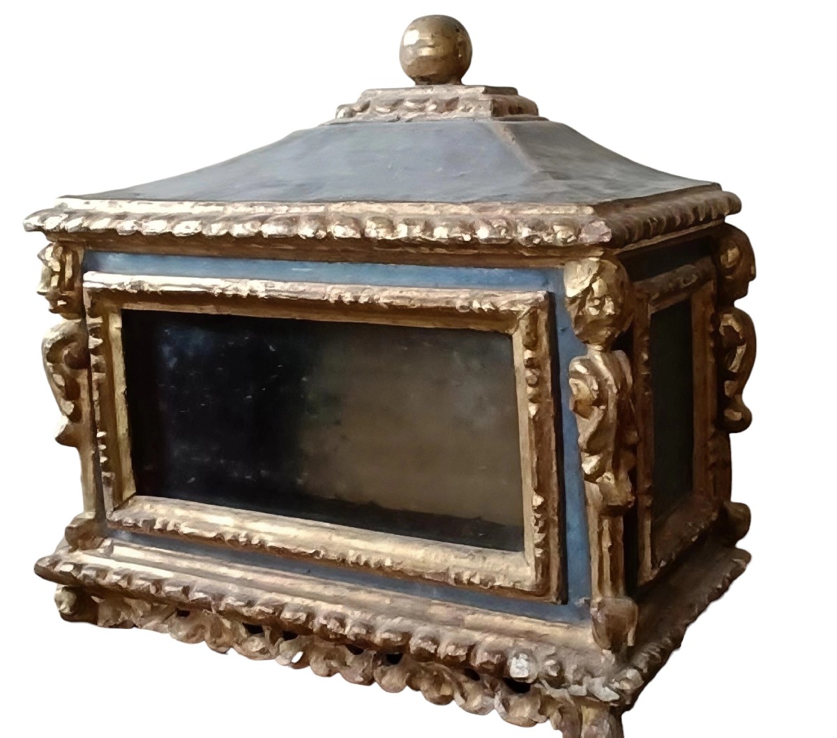 Vitrine toscane ancienne du XVIe siècle