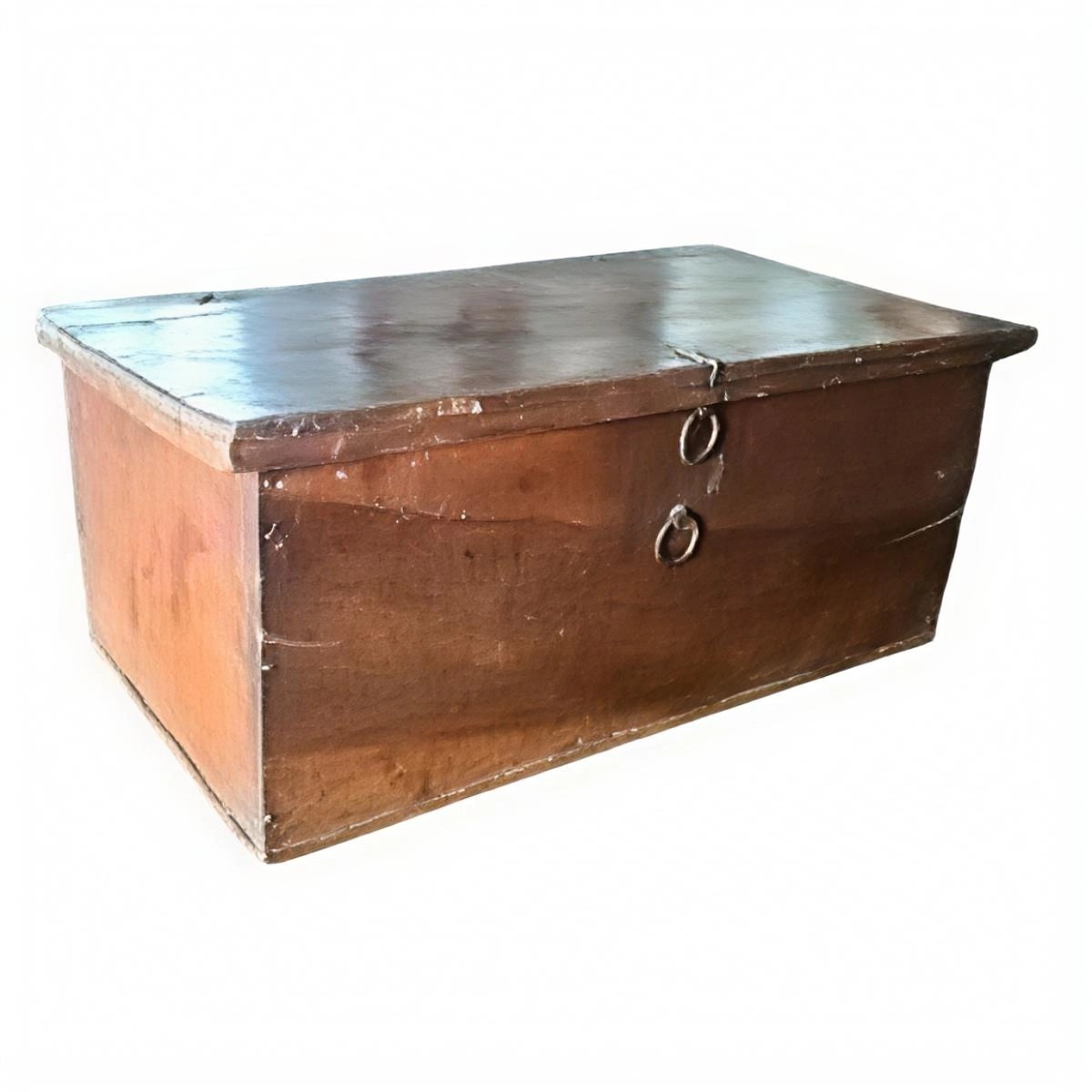 Antique 17th-century Walnut Chest From Tuscany-photo-2