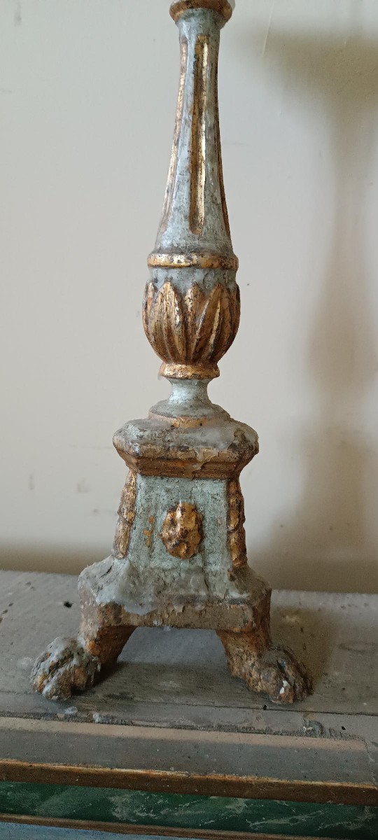 Antique Candlestick From The Late 18th Century, Tuscany-photo-3