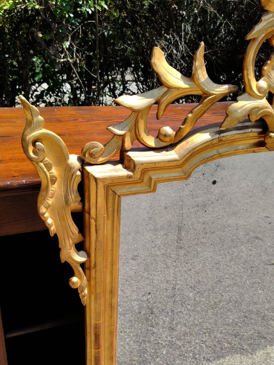 Paire de miroirs anciens Louis-Philippe-photo-3