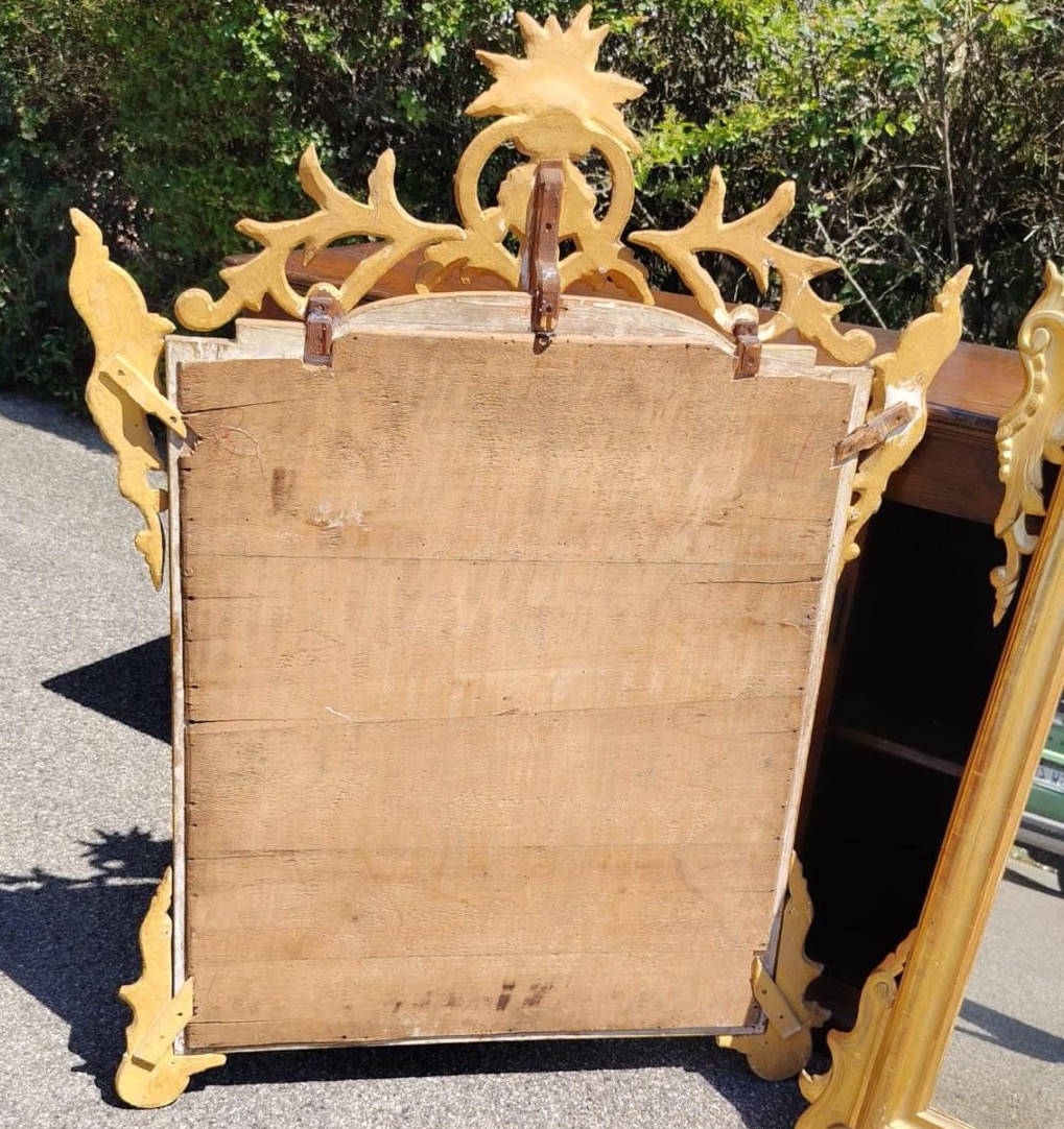 Paire de miroirs anciens Louis-Philippe-photo-4