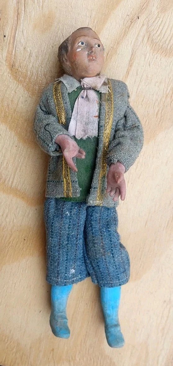 Antique Italian Terracotta Figurine From The Late 18th To Early 19th Century-photo-2