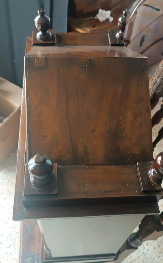 Antique Small Display Cabinet - Walnut - 19th Century-photo-2