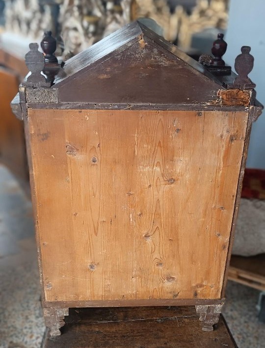 Antique Small Display Cabinet - Walnut - 19th Century-photo-5