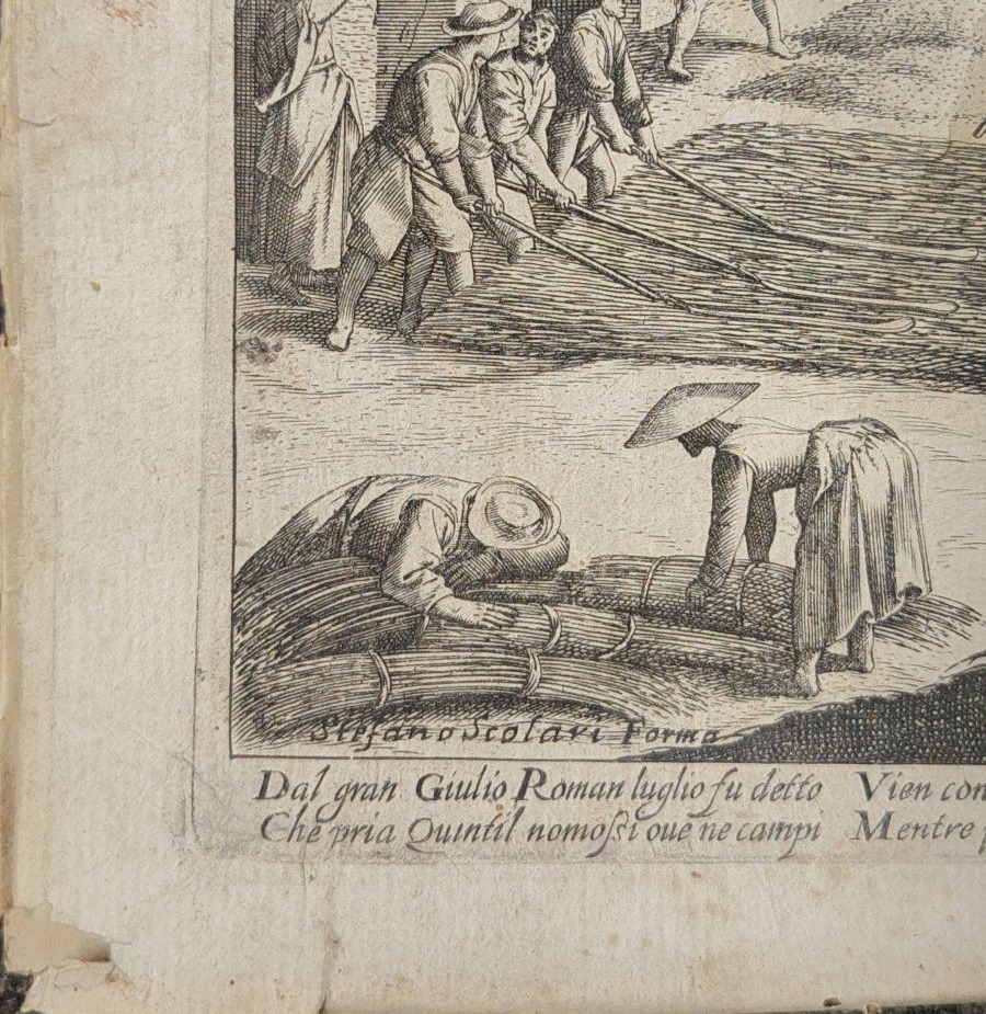 Etching On Laid Paper By Justus Sadeler, 17th Century-photo-4