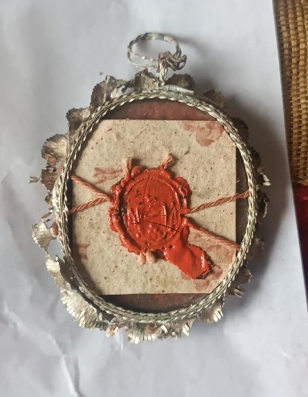 staurothèque antique, croix-reliquaire, relique de la Sainte Croix - Venise, XVIIIe siècle-h.40-photo-2