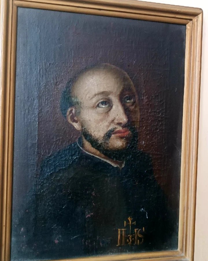 Antique Painting Of Saint Ignatius Of Loyola, 17th–18th Century-photo-4