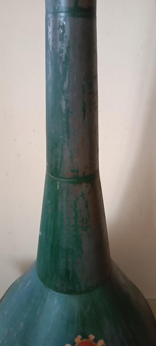 Antique Hunting Megaphone With A Noble Coat Of Arms-photo-1