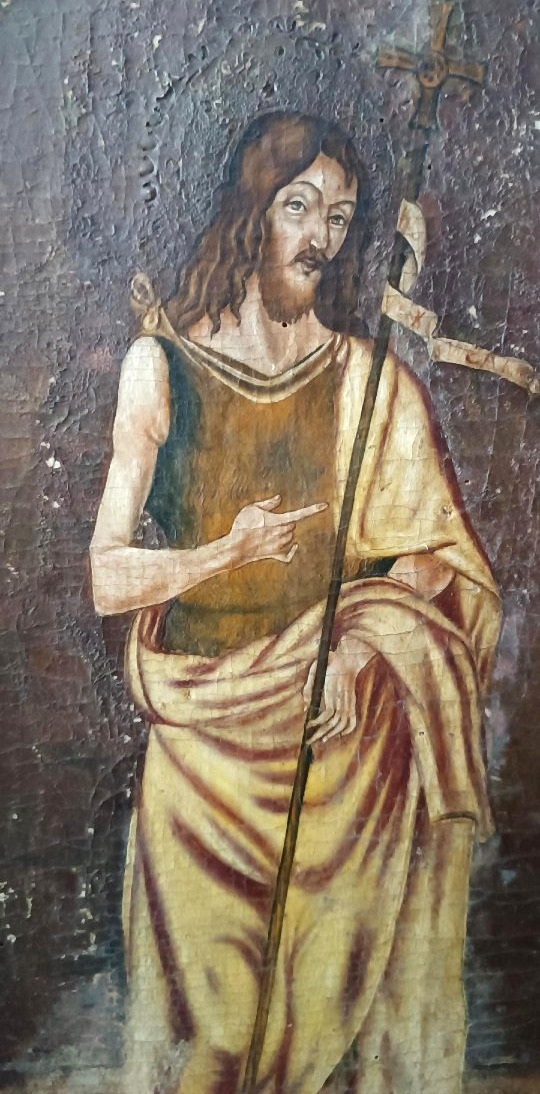 Painting On Wood, Cretan School, 18th Century - Saint John The Baptist-photo-3