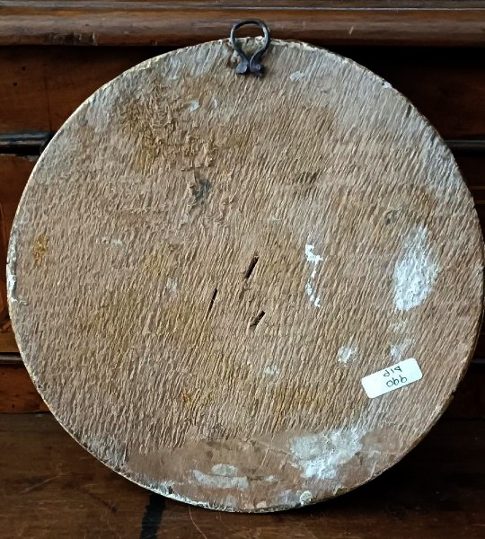 Antique Painting On Wood Panel (arte Povera), Venice, 18th Century-photo-3