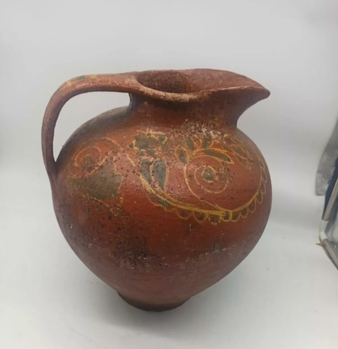 Antique Glazed Terracotta Jar, Tuscany, 17th Century, Italy-photo-2
