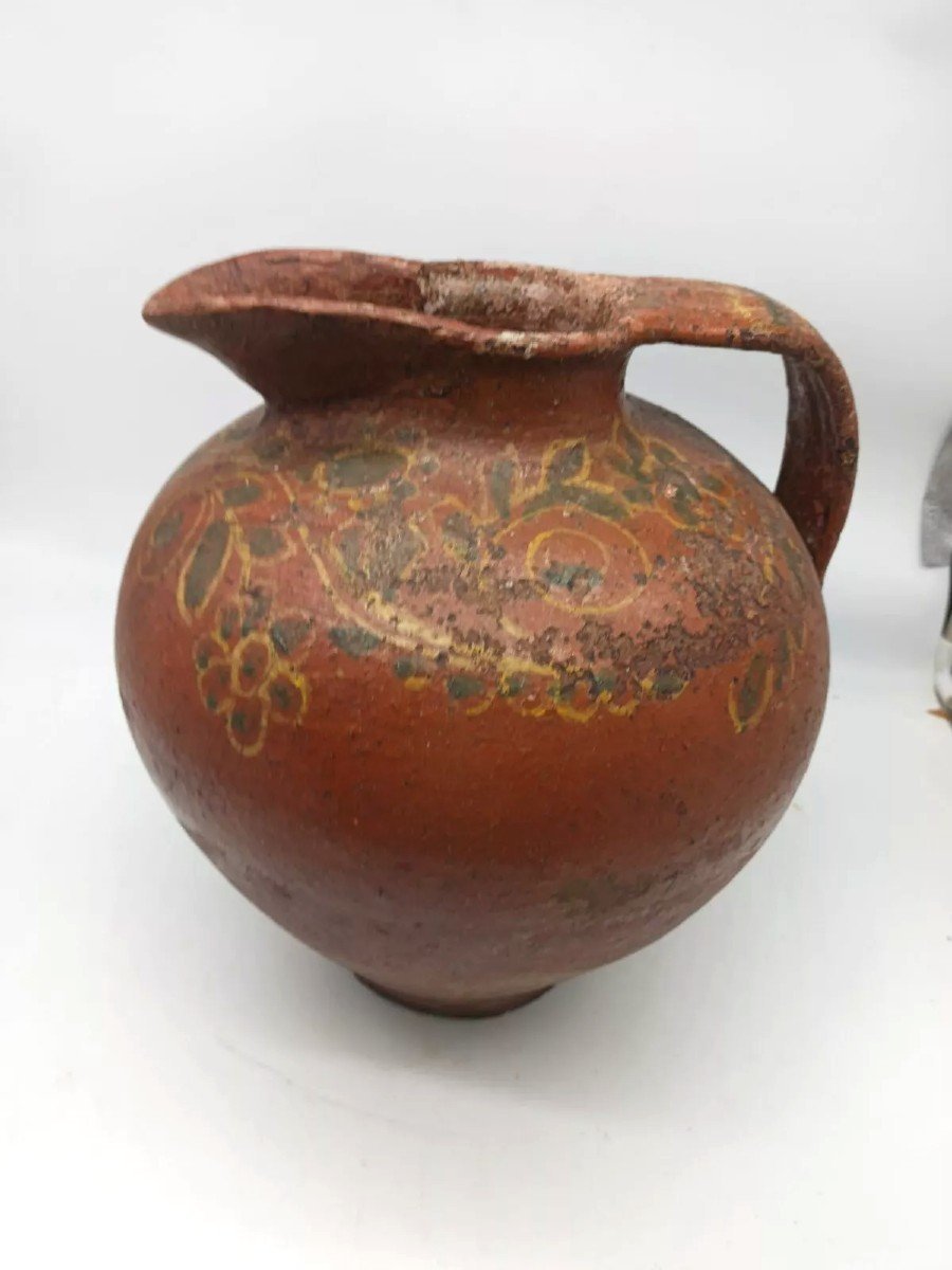 Antique Glazed Terracotta Jar, Tuscany, 17th Century, Italy